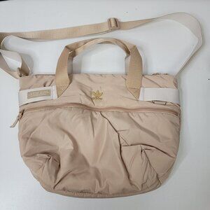Adidas Originals Crossbody Tote | Taupe Nylon Bag with Adjustable Strap